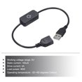 thumbnail image 3 of Unique Bargains Touch Dimmer Switch 524V USB Connector Suitable for LED Light Cabinet RV Light Black, 3 of 7
