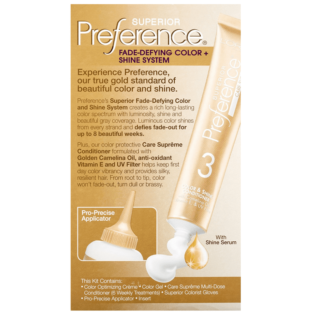 L'Oreal Superior Preference - 6-1/2G Lightest Golden Brown (Warmer) 1 ea (Pack of 4)