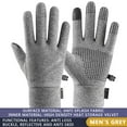 thumbnail image 1 of Winter Thickened Warmth And Velvet Non-slip Outdoor Ski Gloves,(M), 1 of 2
