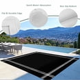 thumbnail image 3 of Outdoor Rug 3x5 ft Solid Color Outdoor Large Area Rug Non Slip Rubber Ash Black Front Door Mat RV Rug Camping Carpet Patio Outdoor Rugs for Backyard Balcony Deck Porch Indoor, 3 of 9
