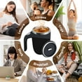 thumbnail image 4 of Auto Stirring Coffee Mug,Automatic Magnetic Stirring Coffee Mug, Magnetic Stirring Cup Rotating Home Office Travel Mixing Cups,Stainless Steel Self Mixing Mug for Coffee/Milk/Tea/Hot Chocolat, 4 of 12