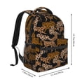 thumbnail image 2 of Disketp Leopard Print Mochila Estampada para Hombre y Mujer – Mochila Ligera Clásica con Múltiples Bolsillos para Universidad, Trabajo y Viajes-One Size, 2 of 5