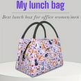 thumbnail image 2 of Cute Cat Print Insulated Lunch Box Bag, Leak-proof Rectangular Polyester Insulated and Refrigerated Bag - Suitable for Work, Picnics, Beaches, Camping, Hiking Trips, Offices, Schools, 2 of 8