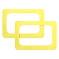 thumbnail image 1 of Magnéticos Foto Marcos 4x6 Pantalla Soportes Goma Imanes para Refrigerador Publicar Imágenes Amarillo Paquete de 4 Unique Bargains marcos magnéticos, 1 of 5