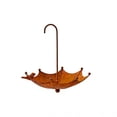 thumbnail image 2 of Rusted Metal Umbrella Bird Feeder, 9.06" x 3.54", Weather-Resistant, Easy-Clean, Garden & Courtyard Decor, 2 of 5