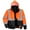 Orange/black, variant on Portwest US365 Men's Premium Hi Vis Reflective Waterproof 3-in-1 Bomber Jacket Yellow/Black, 3X-Large