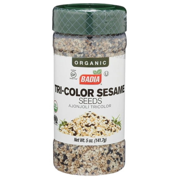 BADIA SPICES Organic Tri-Color Sesame Seeds, 5 OZ