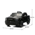 thumbnail image 2 of Ambifirner 24V 2-Seater Licensed Land Rover Ride On Car Toy w/Parent Remote Control, 3 Speeds, Wireless Music, MP3 Player, Electric Car for Kids,Black, 2 of 9