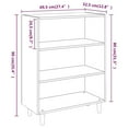 thumbnail image 4 of vidaXL Sideboard Concrete Grey 69.5x32.5x90 cm Engineered Wood, 4 of 4