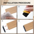 thumbnail image 5 of MY MIRONEY Almohadillas móviles cuadradas de 1.0 x 1.0 in, protector de suelo autoadhesivo, deslizador de muebles para alfombra, paquete de 16, 5 of 5
