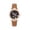 Brown, variant on Home Decor,Womens Ladies Fashion Leather Wrist Watch Elegant Simple Butterfly with Floated Rhinestones Analog Quartz Dress Watch,White,