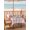 White Light Pink Cherry Pink, variant on Outdoor Tablecloth with Umbrella Hole and Zipper, Valentine's Day Rectangle Table Cloth 52x70 Inch Waterproof Tablecloth, Roses Flowers Pink Stripes Country Picnic Table Cover for Patio Camping