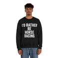 thumbnail image 4 of Horse Racing Sweatshirt, Gifts, Sweater Shirt, 4 of 9