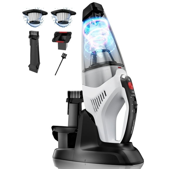 VAKERR Cordless Handheld Vacuum Cleaner, 15KPA & LED, Lightweight Portable Vacuum for Home, Car, Pet Hair