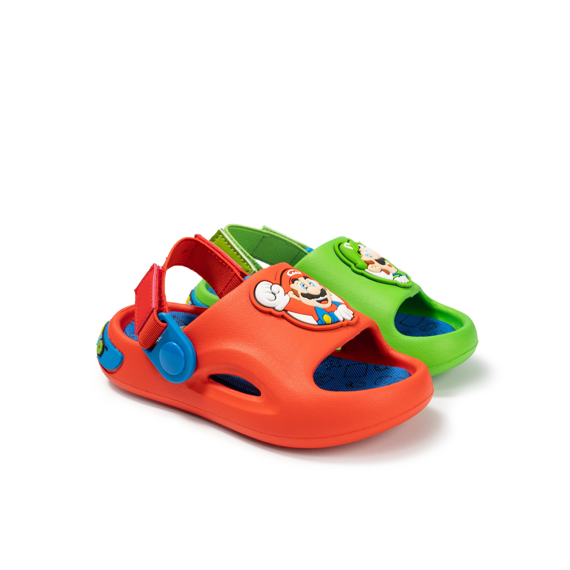 Mario Toddler Boys Strap Up Slides