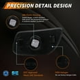 thumbnail image 4 of 2PCS Smoked Lens Front Bumper Turn Signal Lights Side Marker Lights Turn Warning Lights Parking Light For 2006 2007 2008 MAZDA MX-5 MIATA No Bulb/Socket Included, 4 of 7