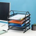 thumbnail image 5 of Desktop Stora Rack With 4 Sliding Trays, Mesh File Stora Rack, Suitable For , Mail, , Letters, Fs And Sorters, 5 of 5
