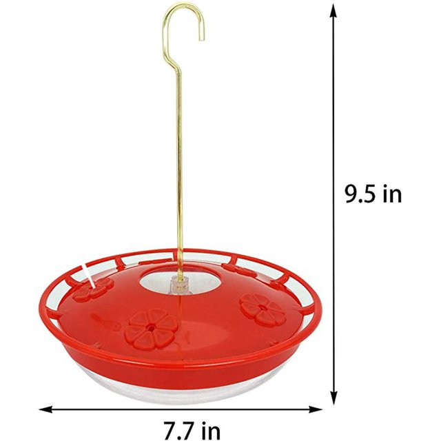 Comedero para colibríes, comedero para pájaros colgante para exteriores, comedero para colibríes, comedero para pájaros Hummer a prueba de fugas