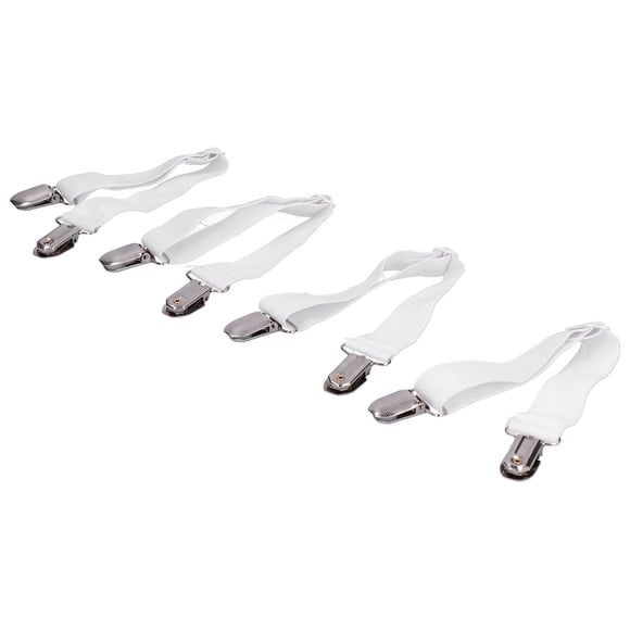 Tirantes para sábanas Jadeshay 4 piezas ajustables pinzas para sábanas