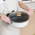 thumbnail image 4 of EGNMCR Kitchen Gadgets, Kitchen Accessories Pot Cover Cap Cloth Printed Pot Handle Gloves Heat Insulating Triangular Pot Cap Kitchen Gadgets Multiple Purpose Can Be Hung Polyester pot cap, 4 of 6