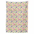 thumbnail image 2 of Stars Tablecloth, Colorful Grunge Geometric Star Shapes Pattern with Rainbow Theme Illustration, Rectangle Satin Table Cover Accent for Dining Room and Kitchen, 52" X 70", Multicolor, by Ambesonne, 2 of 2