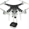 Skin Decal Wrap Compatible With DJI Phantom 3 Professional Quadcopter Drone Black Argyle