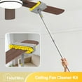 thumbnail image 5 of TidyBliss 77" Ceiling Fan Cleaner Duster with Extension Pole (Yellow), 5 of 10