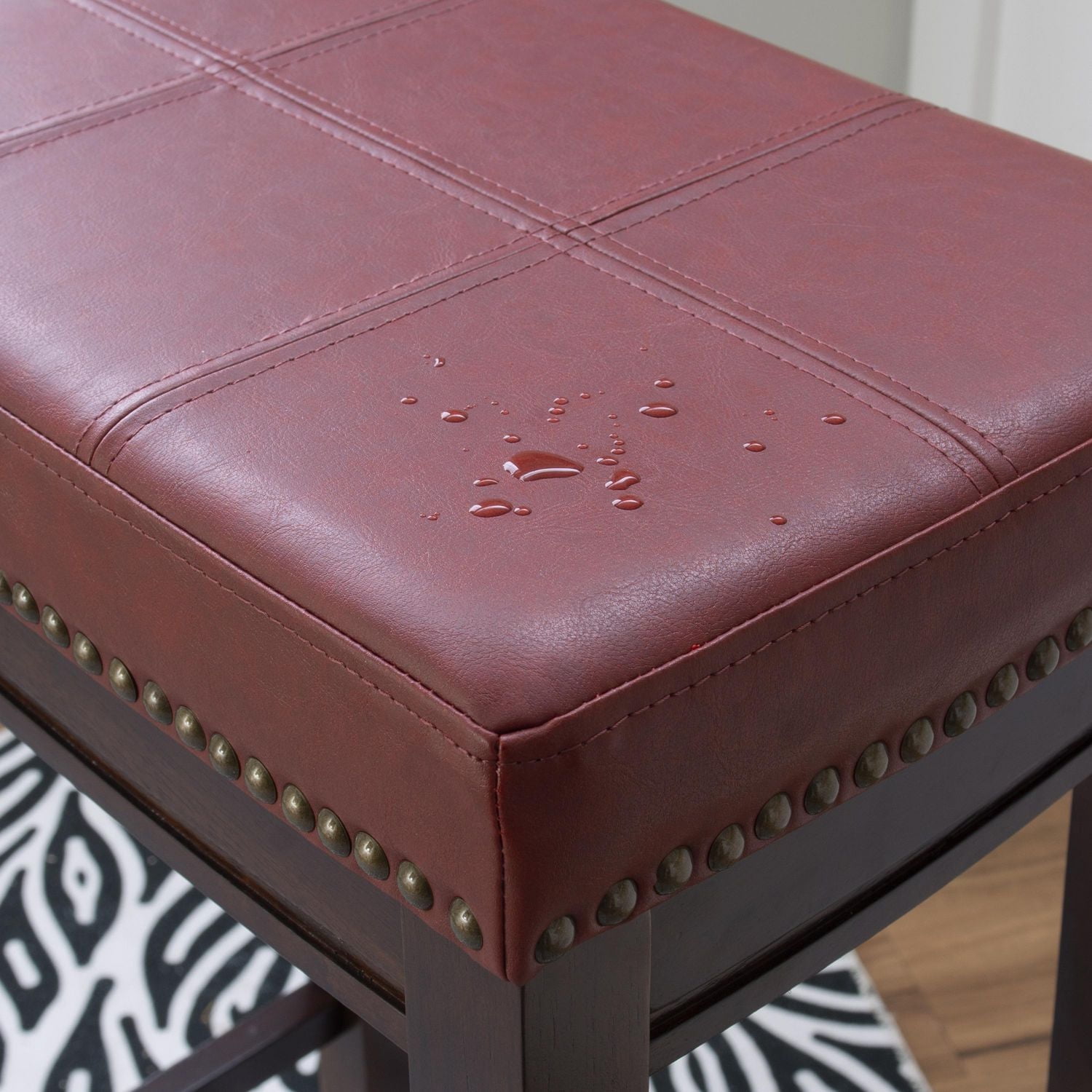 Tabouret de bar Warren rouge