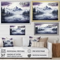 thumbnail image 4 of Designart "Snow-Covered Mountain Peak III" Landscape Mountains Floater Framed Canvas Art Print, 4 of 5