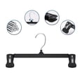 thumbnail image 4 of Plastic Pants Hangers with Non-Slip Clips, 360° Swivel Skirt Hook, Adjustable Multi-Purpose Clip Hangers for Pants, Skirts, Shorts &Towels, Home Bedroom Use, Ideal for for Closet Organization,12.01", 4 of 4
