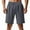 Dark Gray, variant on yillto Men Big and Tall Causal Shorts Loose Elastic Waist Drawstring Jogger Sweat Shorts with Pockets