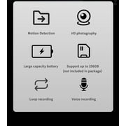 ZETTA Z87 140° CAMERA LENS WORK THRU GLASS 1080P 30FPS SUPER LOW LUX Wireless Hidden Cameras Video Small Portable Nanny Cam Motion Detection Indoor Small Camera Parking records