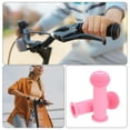 thumbnail image 7 of Uxcell 4pcs Bike Handlebar Grips 4.13" Non-Slip Rubber Mushroom Bicycle Grips Fit 7/8" Handlebars, Pink, 7 of 7
