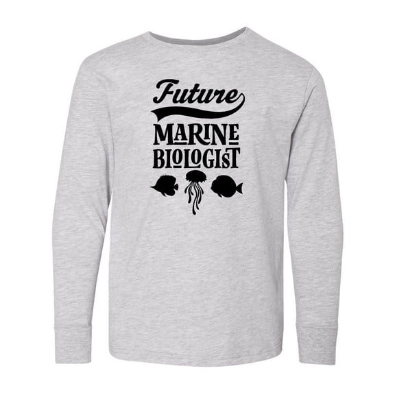 Inktastic Future Marine Biologist Childs Long Sleeve Youth T-Shirt