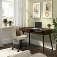 thumbnail image 3 of Nora 54W Writing Desk in Dark Walnut by Bush Furniture - Engineered Wood, 3 of 7