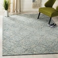 thumbnail image 2 of SAFAVIEH Abstract Drew Abstract Wool Area Rug, Blue/Grey, 6' x 9', 2 of 8