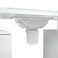 thumbnail image 5 of Manicure Table GLASS GLOW WHITE II Salon Nail Table Salon Furniture & Equipment, Light Version, 5 of 8