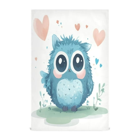 

Kitchen Towel 28x18 Inches x6，Plate Towel Decorative Towel Napkin Tea Towel Tea Towels For Kitchen Dish Cloths & Dish Towels Beautiful Cute Blue Owl