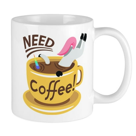 

CafePress - Need Coffee Mugs - Ceramic Coffee Tea Novelty Mug Cup 11 oz