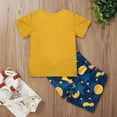 thumbnail image 4 of Vedolay Girl's Shorts Sets Girl's 2 Piece Outfits Tie Knot Tank Top and Waist Pocketed Summer Short Sets,Yellow 1-2 Years, 4 of 5