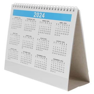 Tabletop Easels for Painting 2024 Calendar (green) Desktop Large