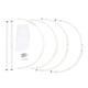 thumbnail image 2 of Elevated Dog Hammock Bed Detachable Breathable Mesh Washable Cat Sleeping Bed for Pets White, 2 of 5