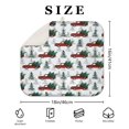 thumbnail image 4 of Red Christmas Truck and Tree Pattern Dish Drying Mat for Kitchen 1 Pack, Ultra Absorbent Microfiber Dishes Drainer Mats,16x18in(41x46cm), 4 of 6