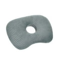 thumbnail image 4 of Almohada para dormir con orificio para las orejas, lavable, cómoda, ergonómica, suave, con orejas perforadas. gris, 4 of 8