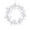 Style B, variant on White Snowflake Ornaments Craft Christmas Decoration for Parties Window Home Style A