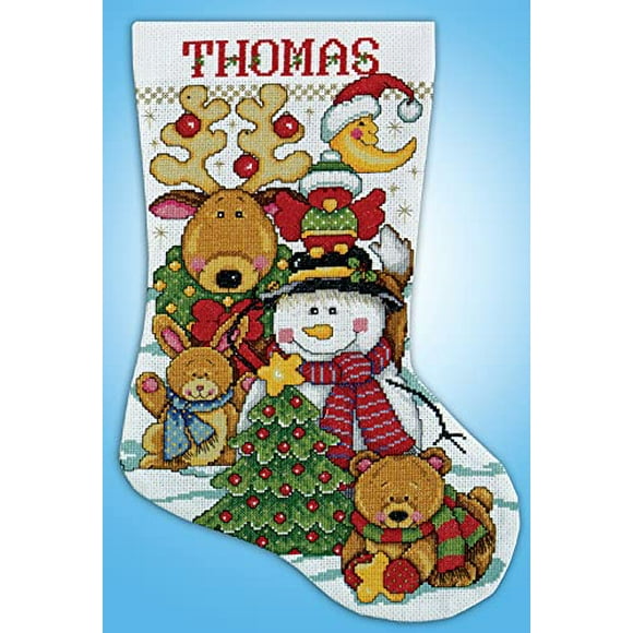 Counted Cross Stitch Christmas Stocking Kits — free download
