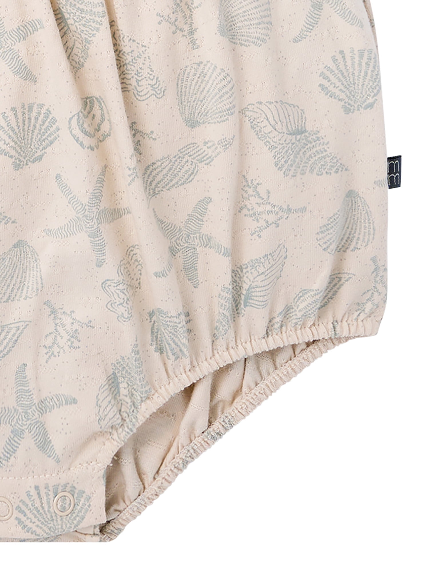 Modern Moments by Gerber Baby Girl Bubble Romper with Eyelet Trim, Sizes 0/3 onths - 24 Months