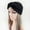 Black, variant on Women's Faux Fur Headband with Knot Design, Winter Warm Ear Warmer Headband, Soft Stretchable Head Wrap, Wide Knit Headband, Cold Weather Hair Accessory, Fashion Winter Headband - Pink