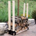 thumbnail image 4 of G Need Set de 2 Rack de Bois de Chauffage, Kit de Rack de Stockage Compatible avec les Bûches de Cheminée, Support de Bûche de Cheminée Compatible avec l'Intérieur Extérieur, Rack de Stockage Réglable, 4 of 4