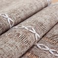 thumbnail image 3 of Farmhouse Table Runner Boho Style Linen 120 Inch Long, Handmade Rustic Table Runner with Tassels for Holiday Party Dining Room Kitchen,13x 120 inch Long Dresser Scarf,Brown, 3 of 8